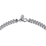 Sterling Silver (925) Necklace NKM2073-22SVJJJ