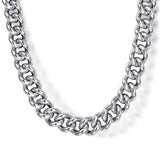 Sterling Silver (925) Necklace NKM2073-24SVJJJ
