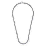 Sterling Silver (925) Necklace NKM2073-24SVJJJ