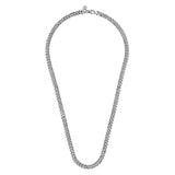 Sterling Silver (925) Necklace NKM2075-24SVJJJ