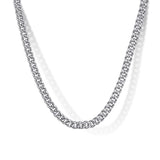 Sterling Silver (925) Necklace NKM2077-22SVJJJ
