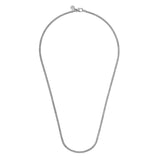 Sterling Silver (925) Necklace NKM2077-22SVJJJ