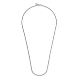 Sterling Silver (925) Necklace NKM2077-24SVJJJ