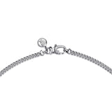 Sterling Silver (925) Necklace NKM2077-24SVJJJ