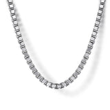 Sterling Silver (925) Necklace NKM2079-24SVJJJ