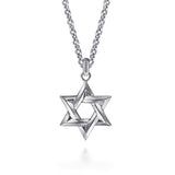 Sterling Silver (925) Necklace NKM2119-22SVJJJ