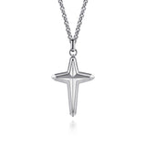 Sterling Silver (925) Necklace NKM2127-22SVJJJ