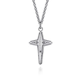 Sterling Silver (925) Necklace NKM2127-22SVJJJ