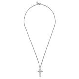Sterling Silver (925) Necklace NKM2127-22SVJJJ