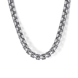 Sterling Silver (925) Necklace NKM2141-22SVJJJ