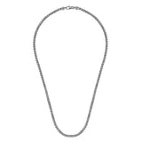 Sterling Silver (925) Necklace NKM2141-22SVJJJ