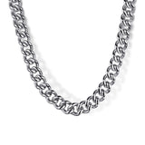 Sterling Silver (925) Necklace NKM2143-22SVJJJ