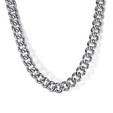 Sterling Silver (925) Necklace NKM2143-24SVJJJ