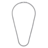 Sterling Silver (925) Necklace NKM2143-24SVJJJ