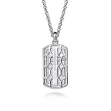 Sterling Silver (925) Necklace NKM2153-22SVJSB