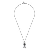 Sterling Silver (925) Necklace NKM2153-22SVJSB