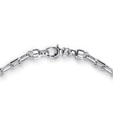 Sterling Silver (925) Necklace NKM2155-22SVJJJ
