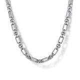 Sterling Silver (925) Necklace NKM2157-22SVJJJ