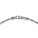 Sterling Silver (925) Necklace NKM2157-22SVJJJ