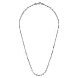 Sterling Silver (925) Necklace NKM2158-22SVJJJ