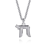 Sterling Silver (925) Necklace NKM2163-22SVJJJ