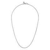 Sterling Silver (925) Necklace NKM7008-20SVJJJ