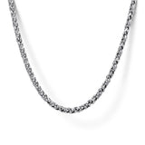 Sterling Silver (925) Necklace NKM7008-24SVJJJ