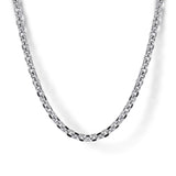 Sterling Silver (925) Necklace NKM7009-20SVJJJ