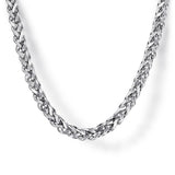 Sterling Silver (925) Necklace NKM7011-20SVJJJ