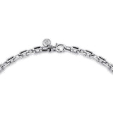 Sterling Silver (925) Necklace NKM7350-20SVJJJ