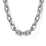 Sterling Silver (925) Necklace NKM7350-24SVJJJ