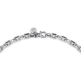 Sterling Silver (925) Necklace NKM7350-24SVJJJ
