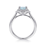 14K White Gold Ring LR51531W45AQ