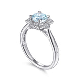 14K White Gold Ring LR51531W45AQ