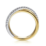 14K Yellow Gold, 14K White Gold Ring LR52015M45JJ