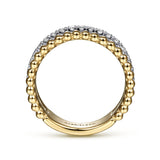 14K Yellow Gold, 14K White Gold Ring LR52018M45JJ