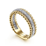 14K Yellow Gold, 14K White Gold Ring LR52018M45JJ
