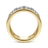 14K Yellow Gold, 14K White Gold Ring LR52032M45JJ