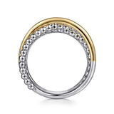 14K Yellow Gold, Sterling Silver (925) Ring LR52135MZJJJ
