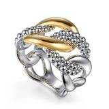 14K Yellow Gold, Sterling Silver (925) Ring LR52136MZJJJ