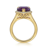 14K White Gold Ring LR52485Y45AM