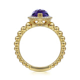 14K White Gold Ring LR52524Y45AM
