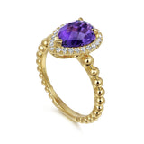 14K White Gold Ring LR52524Y45AM