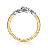 14K Yellow Gold, 14K White Gold Ring LR52573M45JJ