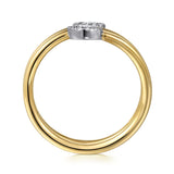 14K Yellow Gold, 14K White Gold Ring LR52574M45JJ