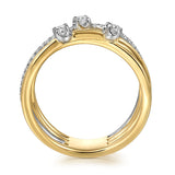 14K Yellow Gold, 14K White Gold Ring LR52575M45JJ
