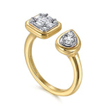 14K Yellow Gold, 14K White Gold Ring LR52579M44JJ