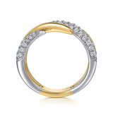 14K Yellow Gold, 14K White Gold Ring LR52581M45JJ
