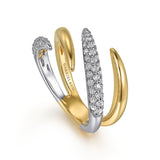14K Yellow Gold, 14K White Gold Ring LR52581M45JJ