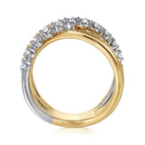 14K Yellow Gold, 14K White Gold Ring LR52584M45JJ